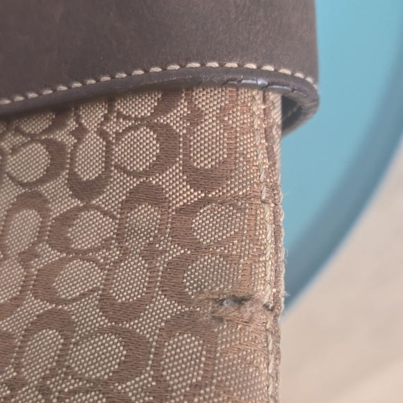 Coach Y2K BUCKLE Adjustable Strap Purse Small Signature C - Picture 10 of 17